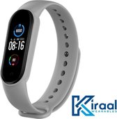 Kiraal Ultra - Stappenteller - Activity Tracker - Temperatuurmeter - Bloeddrukmeter - Hartslagmeter - Smartwatch - Horloge - Heren - Dames - Nederlandse Handleiding - Grijs