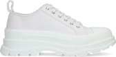 Sacha - Dames - Witte dad sneakers van textiel - Maat 37