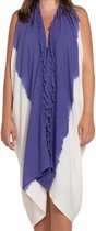 Pareo Tuniek Tie Dye Natural Violet - volwassene - Strandmode - Beach-dress - Sarong dress