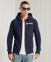 Superdry Heren Trui  Core Logo Cali Hoodie Met Rits En Raglanmouwen