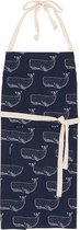 NAVY BLAUWE WALVIS KEUKENSCHORT - BATELA
