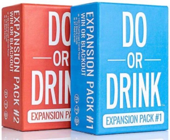 Thumbnail van een extra afbeelding van het spel Do or Drink Party Card Game Expansion Pack 1