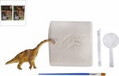 DinoWorld fossiel hakken puzzel met dino (1 stuk) assorti