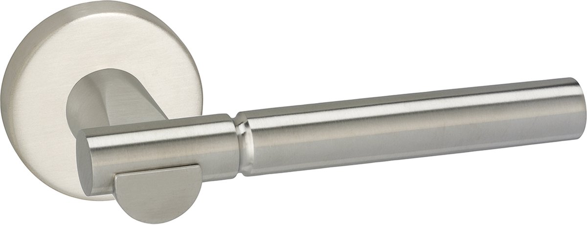 Impresso Bretton Deurklink – Deurbeslag – Rond – Rozet – Zilver