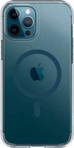 Geschikt voor Spigen Apple iPhone 12 Pro Max Ultra Hybrid Mag Case Hoesje - Blauw