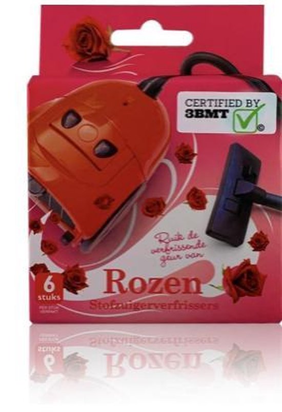 Stofzuigerzakje - stofzuiger luchtverfrisser - geur Rozen - 6 stuks - geurzakjes -... bol.com