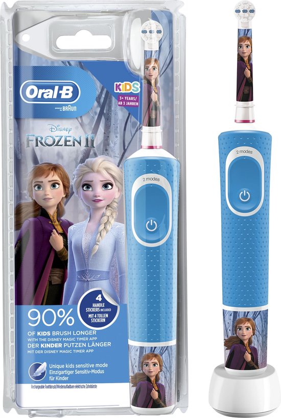 Gezicht omhoog Kruiden bros Oral-B Kids Elektrische Tandenborstel - Disney Frozen Editie - Voor Kinderen  Vanaf 3 Jaar | bol.com