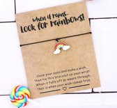 Akyol - Regenboog armband - Rainbow - Vriendschapsarmband - Vriendin