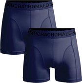 Muchachomalo 2-pack - Boxershort Heren - Microfiber - Blauw - Maat M