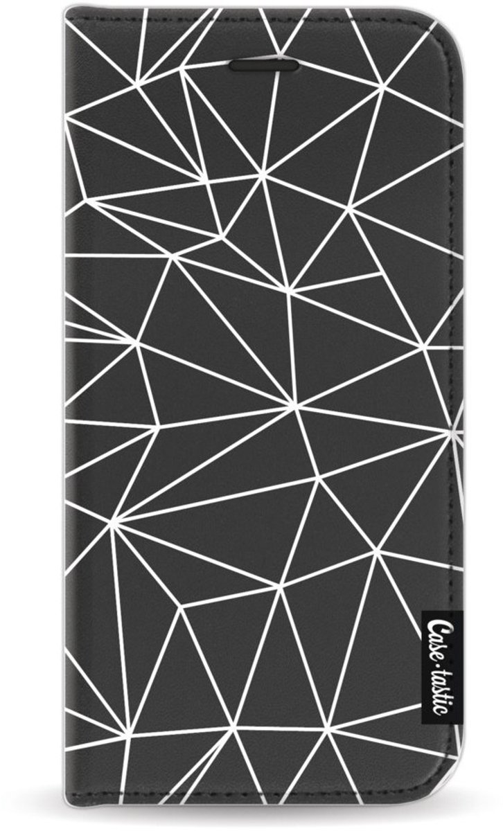 Casetastic Wallet Case Black Apple iPhone 8 - So Many Lines! White