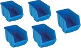 20  stuks A100 Lagerboxen BLAUW ( L x B x H 163x100x72m) stacking boxes Stapelboxen Magazijnbak Kunststof Stapelkrat Stapelbox Opbergbox BLUE
