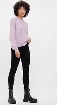 Pieces Dames PCPERLA LS  KNIT NOOS Orchid bloom Trui - Maat XL