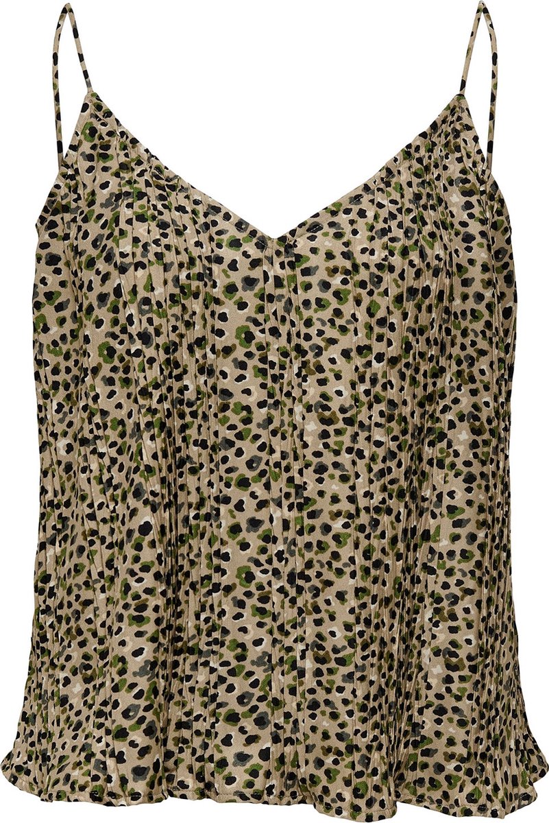 Only Top Onldia Life Plisse Singlet Wvn 15226422 Elmwood/vibrant Do Dames Maat - XS