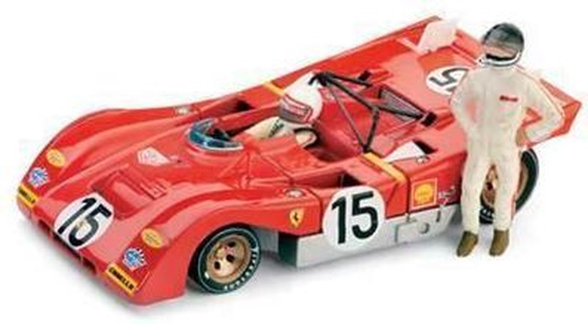 Ferrari 312 PB 1000Km Monza + 2 Piloti 1971 - 1:43 - Brumm