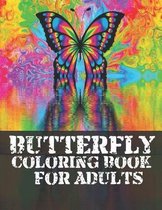 Butterfly Coloring Book for Adults: Beautiful Butterfly Coloring Book
