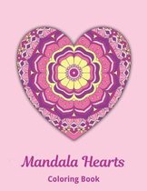 Mandala Hearts Coloring Book