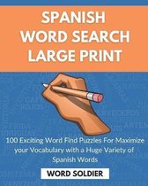 Spanish Word Search Large Print