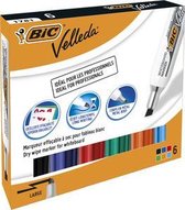 BIC Whiteboard Marker Velleda 1781, wigvormige punt (4.6 mm), set van 6