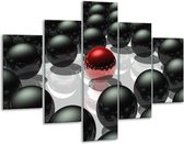 Conception de peinture sur verre | Rouge, noir, gris | 100x70cm 5Liège | Tirage photo sur verre |  F004396