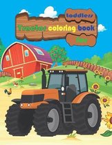 Tractor coloring book for toddlers: Perfect nice coloring book for kids gift 100 pages size