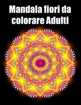 Mandala fiori da colorare adulti