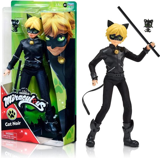 Cat Noir pop uit de animatieserie met accessoires Jojo