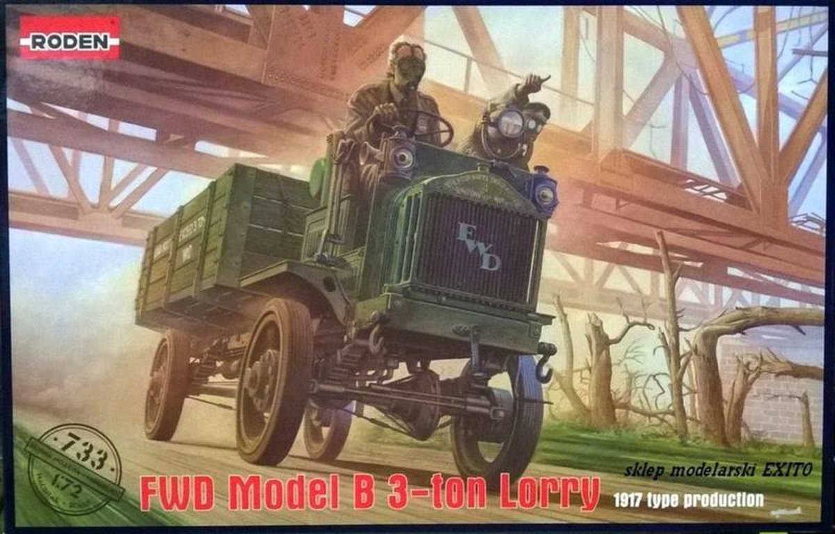 Roden | 722 | FWD Model B 3-ton Lorry | 1:72