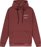 In Gold We Trust Reflective Hoodie - Bordeaux - Maat S