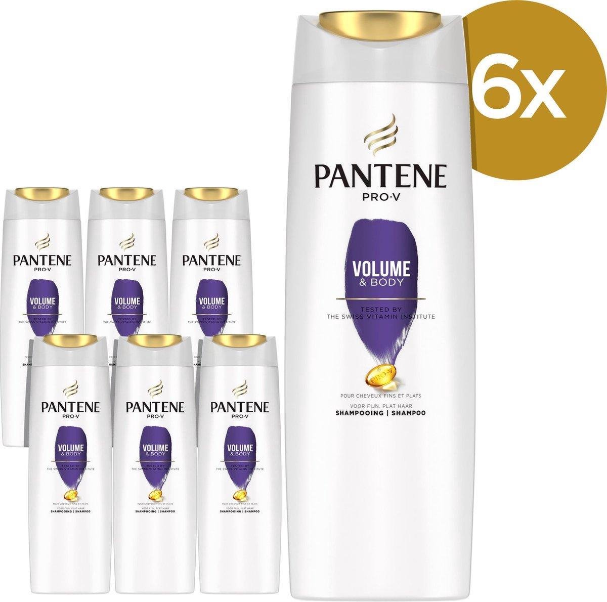 Pantene Shampoo - Volume & Body - 6 x 360 ml