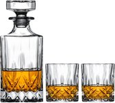 Jay Hill Whiskey Set (karaf & whiskeyglazen) Moray - 3-Delig