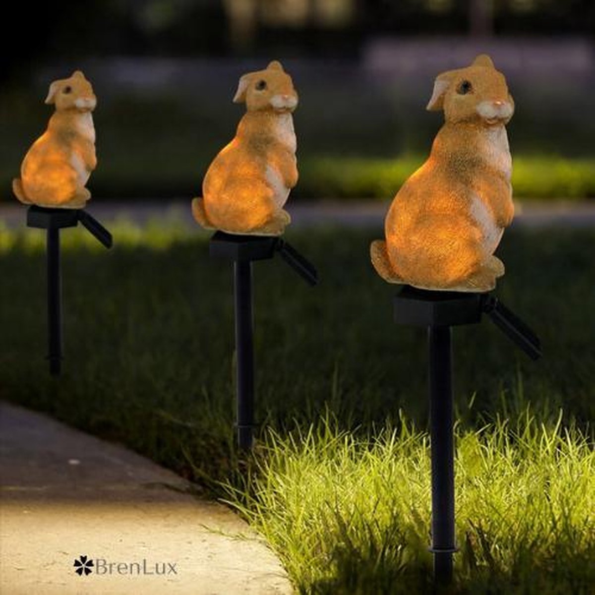 Décoration Jardin Statue Animaux, Lumière Solaire Hibou en Résine à Énergie  Solaire,Lampe Lumineuse Figurine Animale