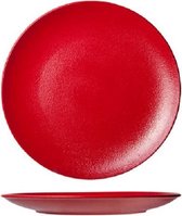 Cosy en Trendy Dazzle - Diner Bord - Rood - D27cm - Porselein - (set van 6)