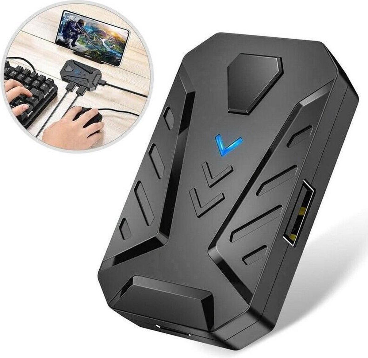 PUBG Game Converter MIX Toetsenbord Muis usb Converter Bluetooth Station Stand Docking voor Iphone Android Telefoon & smartphone