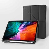 Voor iPad Pro 11 (2020) ROCK Touch Series PC + TPU Horizontale Flip Case met Houder & Pen Slot & Slaap / Wekfunctie (Zwart)