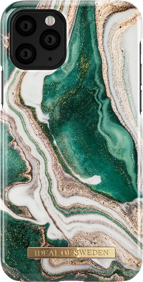 iDeal of Sweden iPhone 11 Pro Backcover hoesje - Golden Jade Marble