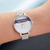 Olivia Burton Vasity - Dameshorloge - OB16VS07 - Zilver - Stalen horlogeband - 34 MM
