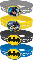UNIQUE - 4 elastische Batman armbanden - Accessoires > Sieraden