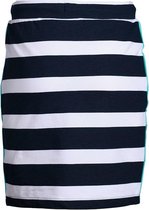 Meisjes rok terry strepen/aqua | Maat 152/ 12Y