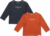 Noppies 2pack SHIRTS Hester Charcoal en Ginger - Maat 56