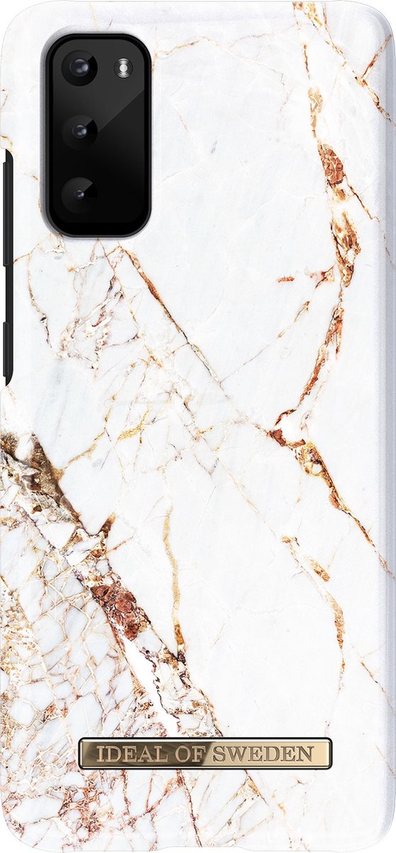 iDeal of Sweden Samsung Galaxy S20 Backcover hoesje - Carrara Gold