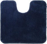 Sealskin Angora Toiletmat 55x60 cm - Polyester - Donkerblauw