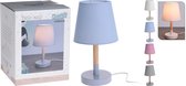 Home&Styling Tafellamp - Met lampenkap - Kinderlamp - Blauw