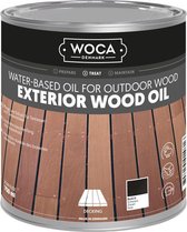 Onderhoudsolie - Woca - Exterior oil - Zwat - 0,75 L