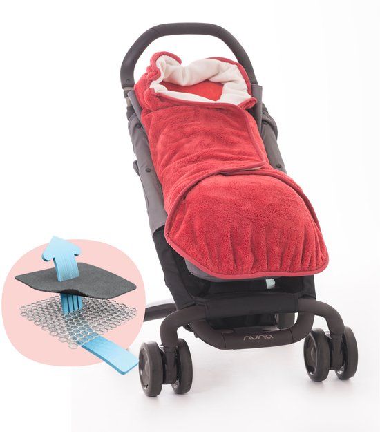 AeroMoov Air Wrapper wikkeldeken in fleece met unieke Air Layer binnenin - Koraal - Large van Merkloos — afbeelding 3