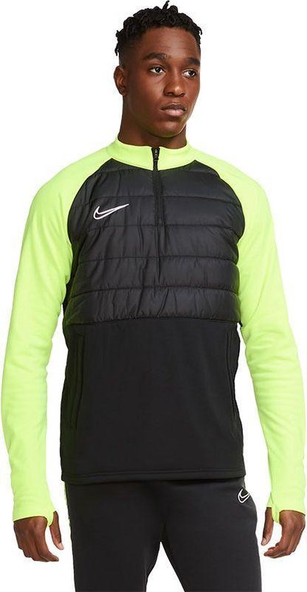 Nike Sporttrui - Maat L - Mannen - zwart - neon geel | bol.com