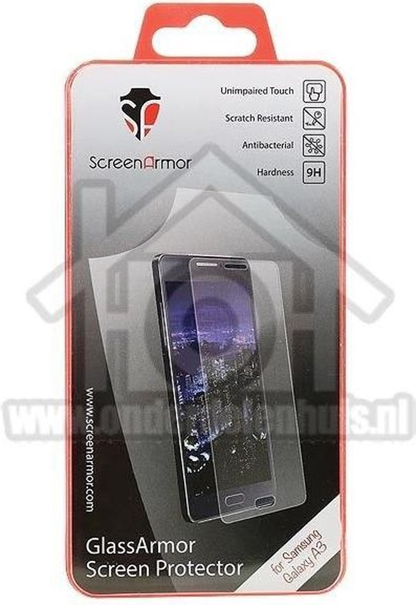 ScreenArmor Samsung Galaxy A3 (2015) Screenprotector - GlassArmor Transparant