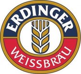 Metalen Bord Duitse Bieren Erdinger Logo Weissbier