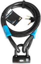Pro-tect Cobalt kabelslot 2,5 meter lang | ø20mm x 250cm | ART1 en VBV  Keuring | Staalkabel met lussen en hangslot | Slot tuinmeubelen terras bootslot Jet Ski
