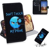 Schilderen Patroon Gekleurde Tekening Horizontale Leren Flip Case met Houder & Kaartsleuven & Portemonnee voor Google Pixel 3a (Anger)