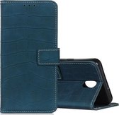 Voor Nokia 2.3 Crocodile Texture Horizontale Flip Leather Case met houder & kaartsleuven & portemonnee (groen)
